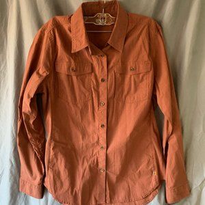 Carhartt Rugged Flex Bozeman Button Up Work Shirt Women Medium
